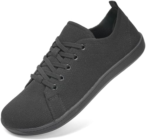 IceUnicorn Brede blotevoetenschoenen voor dames, lichte zero-drop, ademend, uniseks, minimalistisch, outdoor, 555 zwart, 42 EU Breed IceUnicorn Brede blotevoetenschoenen voor dames, lichte zero-drop, ademend, uniseks, minimalistisch, outdoor, 555 zwart, 42 EU Breed
