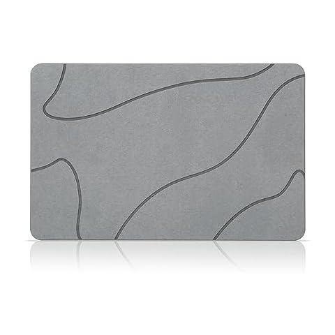 NAYAHOSE Natural Diatomaceous Earth Bath Mat Cover