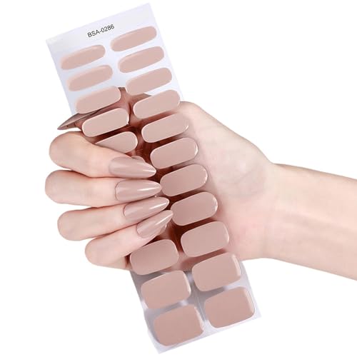 1Set Gel Nails Stickers Not Require Light Curing Easy At Home Application Long Time Shining Comfort for Busy Women for Women