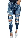 Damen jeans high waist lassen sich leicht mit absätzen, freizeitschuhen, stiefeln und allen oberteilen kombinieren, egal ob tunika oder kurzes oberteil.
