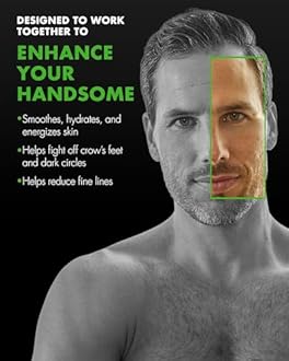 Tiege Hanley Skin Care Set for Men, Anti Aging Routine, System Level 3, Daily Face Wash, Facial Scrub, Two Moisturizers, Eye Cream, and Serum for Healthy, Hydrated Skin, Men’s Skin Care, 6 Piece Kit