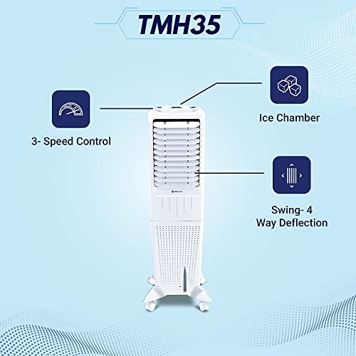 Amazon Renewed Bajaj TMH35 35L Tower Air Cooler White - Image 8