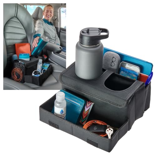 High-Road-Front-Passenger-Seat-Organizer-with-Cup-Holder-and-Storage-Tray High Road Front Passenger Seat Organizer with Cup Holder and Storage Tray - Image 1