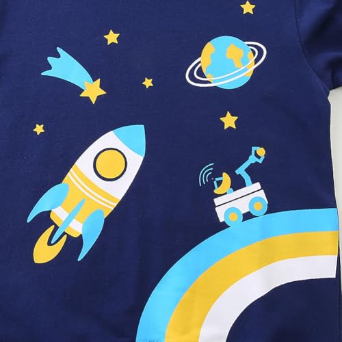 Boys Sweatshirts Casual Sweatshirts Cotton Sweatshirts Long Sleeve T-shirts Crew Neck Cartoon Tops for Boys-3654