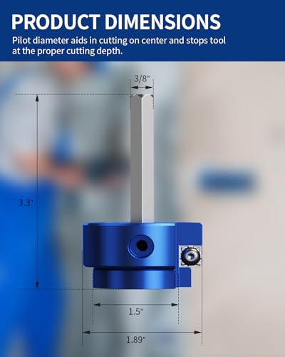 Image of DAYDOOR 1-1 /2'' PVC Pipe Reamer, 1-1 /2-Inch PVC Fitting Saver