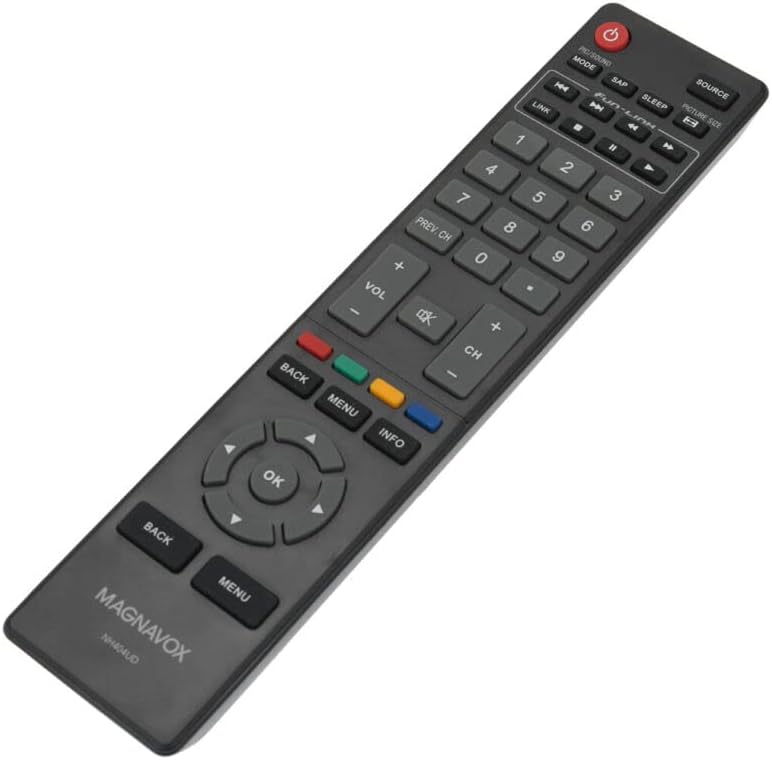 Replacement Remote Control Work for TV/Audio/Projector NH404UD for Magnavox TV 39ME413V/F7 40ME313V/F7 55ME314V/F7 43ME345V