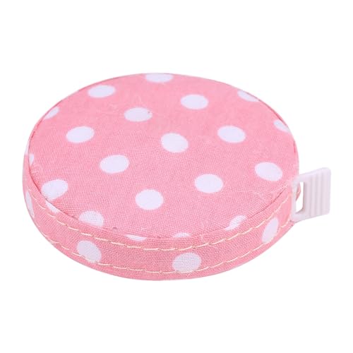 Accurate Body Tape Measure for Fitness Progress Tracking (No. 4 Rose Base with White dots)