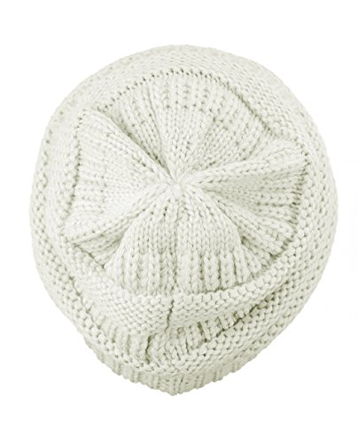 Image of Cambridge Select Thick Slouchy Knit Oversized Beanie Cap Hat