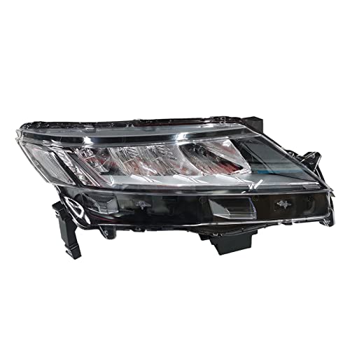 Nozue Right Passenger Side LED Headlight Assembly For 2020 2021Mitsubishi Outlander Sport,Black Housing Clear Lens Front Headlamps