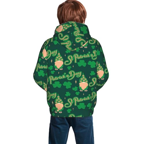 St Patrick's Day9 Kid Hoodies Boys Sweatshirts Girls Pullover with Pocket4