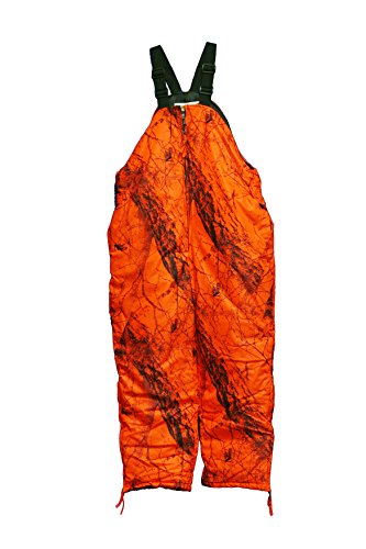 Gamehide Flatland Deer Hunting Bib (Blaze Orange Camo, 3X-Large)