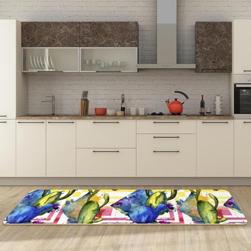 Alfombrillas de cocina antideslizantes, lavables y absorbentes para pasillo 6