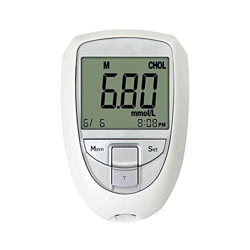 Healthcaretuye Total Cholesterol Meter Cholesterol Test Meter Cholesterol Test Kit Analyzer + 20Pcs Strips thumb #4