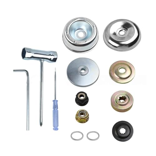 Adaptateur de tête de coupe-bordures et kit de fixation d'écrou pour débroussailleuse - 3