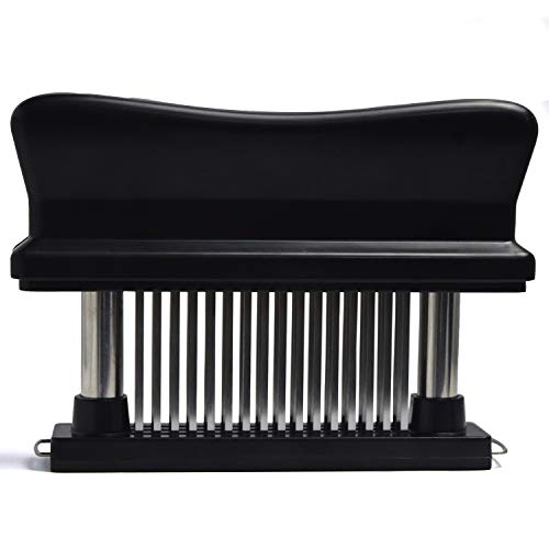 MySit Meat Tenderizers with 48 Stainless Steel Ultra Sharp Needle Blades, Meat and Poultry Tenderizer Needler Kitchen Tool with Cleaning Brush for Tenderizing Beef, Chicken, Steak, Pork, Fish - Thumbnail 6