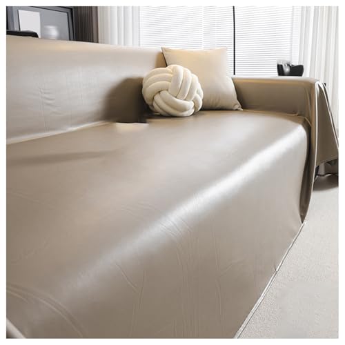 Protection de meubles pour chiens en similicuir beige durable