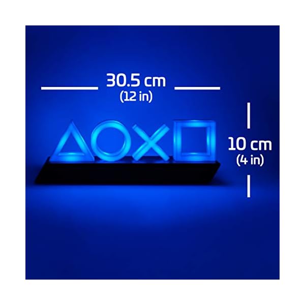 Paladone PS5 Playstation Icons Light with 3 Dynamic Lighting Modes, Desktop Game Room Decor, Officially Licensed Playstation 5 Desk Accessories - Image 5