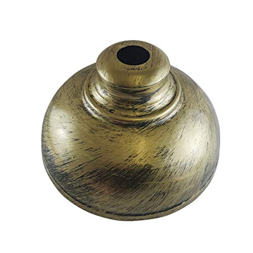 Metal Lamp Shades, 11.41" Brushed Brass Light Shade, Modern Lampshades for Ceiling Lights Table Lamps and Floor Lamps - Image 4