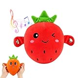 Interactive Banana – Soft Sensory Music Plush with Sounds, Parent-Child Fun and Early Learning (Strawberry)