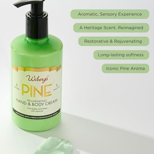 WIBERG'S Pine Hand & Body Cream 300ml, Lime, 300 ml (Pack of 1) - Image 2