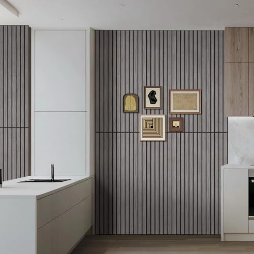 Image of 6 Pack Acoustic Wall Panels, 47.2 inch X 23.6 inch Sound Absorbing Panels, Decorative Sound Proof Panels for Office, Studio, Home Theatre - Light Grey