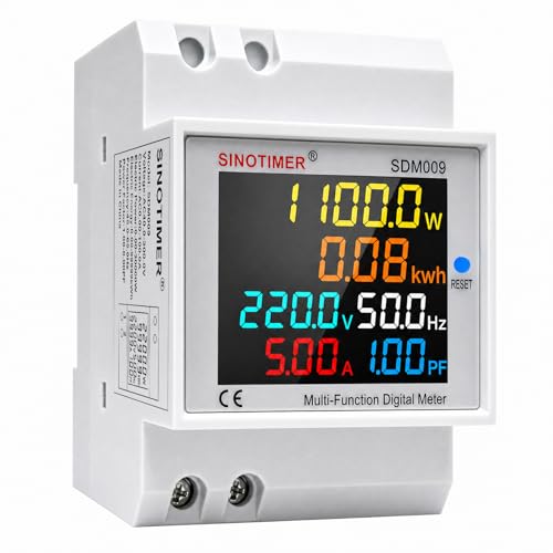 Compteur numérique LCD haute précision pour puissance et tension AC
