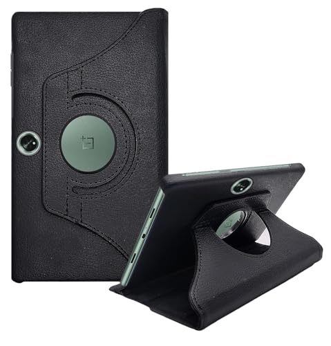 Image of OnePlus Pad (11.6 inch) Flip Cover | Leather Finish | 360 Degree Rotate Back Cover | Shockproof Back Cover Case for OnePlus Pad (11.6 inch)