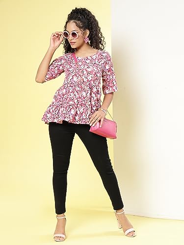 Image of OOMPH! Women's Polyester Regular Fit Shirt