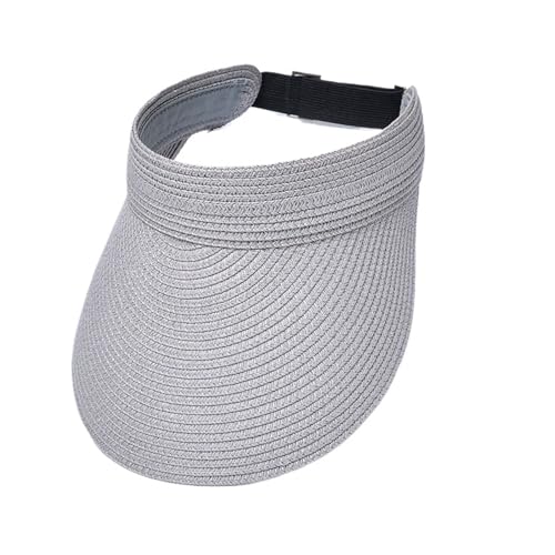 Chapeau de paille femme gris idéal pour vos sessions de golf et de tennis en plein air