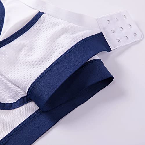 Sujetador deportivo sin relleno talla grande 110C con sujeción superior 4