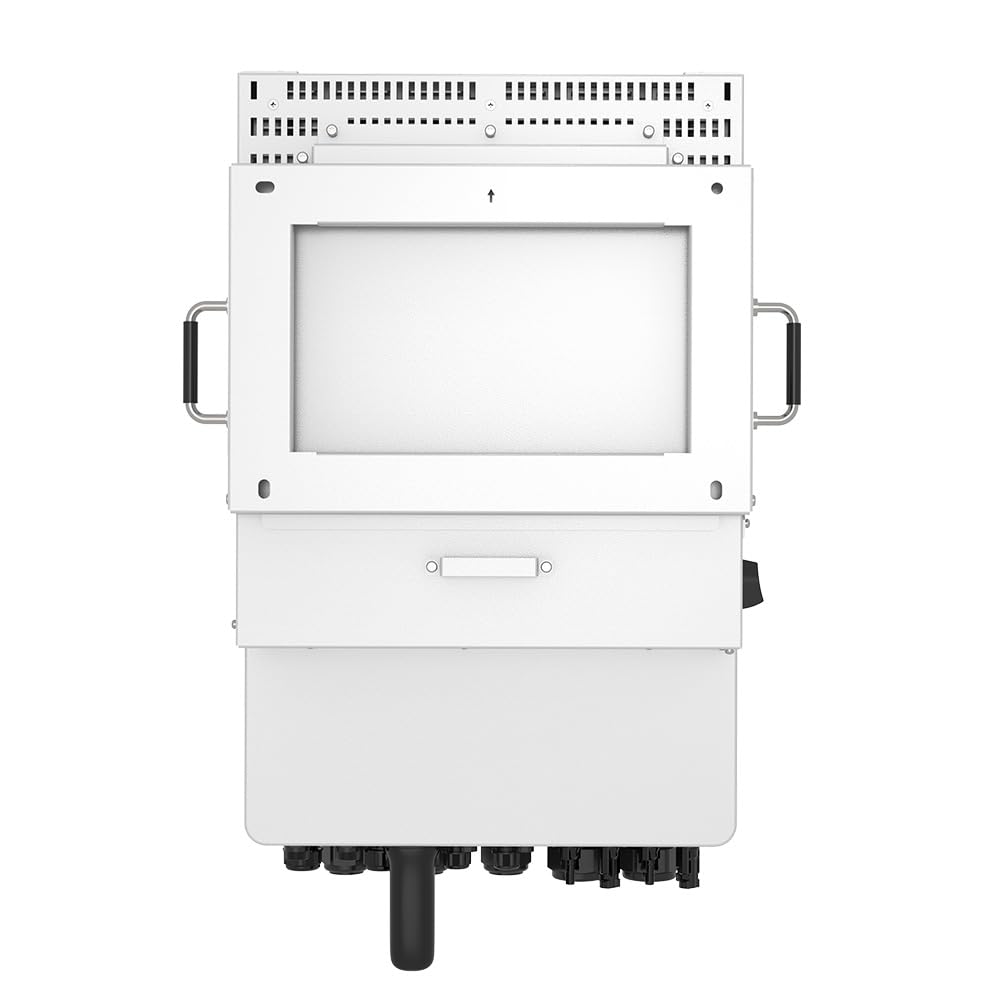 Inverter Fotovoltaico Solis Trifase Ibrido On-Grid/Off-Grid 15kW, Doppio MPPT, Schermo LCD, WiFi Meter e TA Inclusi, Garanzia 10 Anni IP66