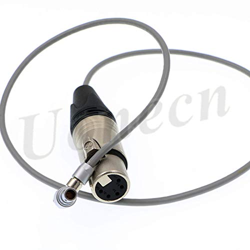 Uonecn Audio Cable for ARRI Alexa Mini Camera XLR 5-Pin Female to Right Angle 5 Pin Male Cord