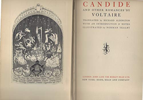 Candide and other Romances by Voltaire Translat... B07HXZJMFX Book Cover