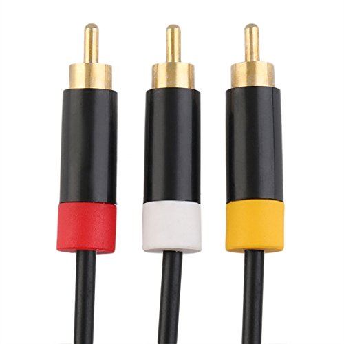 New 1.8M Audio Video AV RCA Video Composite Cable Cord for Xbox 360 E Gamepad in Stock