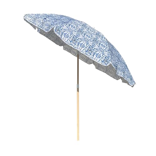 Parasol de jardin rond et inclinable pour ombrager votre terrasse cet été