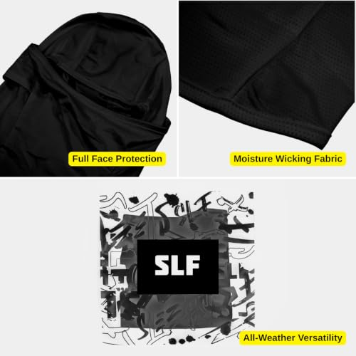 Image of SLEEFS Balaclava Face Mask Men & Women - Loose Fit, Breathable Ski Mask Shiesty for Football, Cycling - All Weather Use