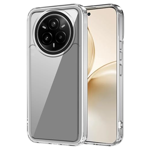 Image of amazon basics Back Case Cover for Realme 14 Pro Plus 5G | Compatible for Realme 14 Pro Plus 5G Back Case Cover | Case Cover with Camera Protection | (TPU + PC | Transparent)