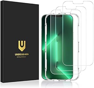 UNBREAKcable [3-Pack Screen Protector for iPhone 13 Pro Max, iPhone 14 Plus (6.7 Inch), Tempered Glass Film, 9H Hardness Tempered Glass, Anti-scratch, Anti-Shatter, Bubble-free