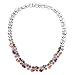 Classic Multi Gemstones Silver Sets, Amethyst Garnet Morganite Peridot (Necklace)