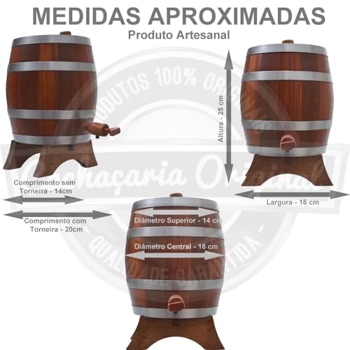 Barril de Bálsamo Vertical (em pé) - Prime/Luxo 2L(2000ml)