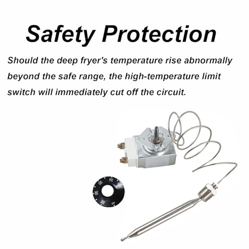 Termostato RX-1-36 RX-2-24 60125401 Interruptor de límite de temperatura de alta temperatura para freidora de gas - Piezas de repuesto (NPT1/4") miniatura 5