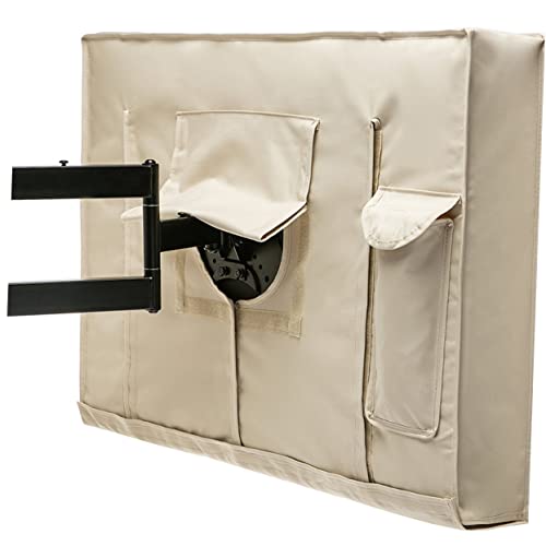 Couverture pour TV extérieure imperméable Tofficu idéale pour terrasse et patio - 4