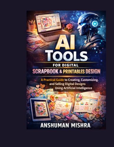 AI Tools for Digital Scrapbook & Printables Design: A Practical Guide to Creating Customizing and Selling Digital Designs Using Artificial Intelligence (AI driven)