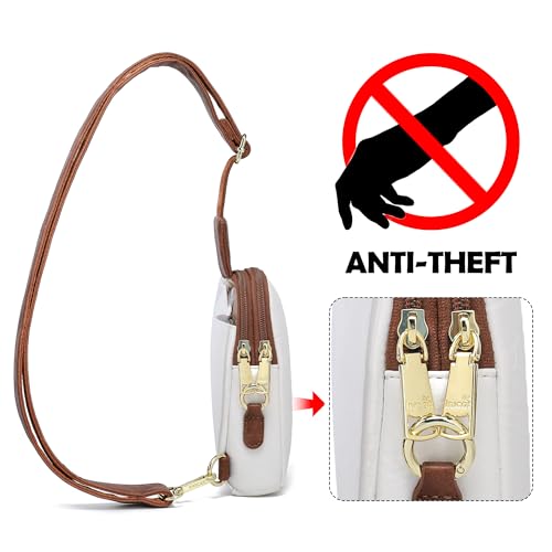 INICAT Sling Bag for Women Touchscreen Small Crossbody Cell Phone Purse Fanny Pack2