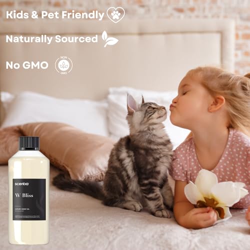 Scentia W Magic Hotel Diffuser Refill Oil Inspired by W Signature Hotel - 500 mL 16.9 fl oz - Fragrance Oil Blend Bergamot, Lemongrass & Jasmine for HVAC Diffuser - Thanksgiving & Holiday Gift - Image 3