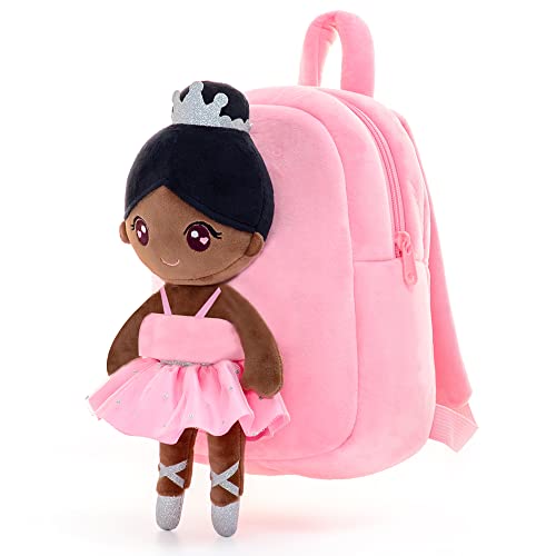 Image of Gloveleya Toddler Backpack Kids Backpack with soft ballerina baby doll Age 2+