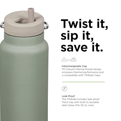 Klean Kanteen 32oz TKWide Insulated Water Bottle with Twist Cap - Sea Spray