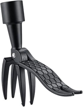 Weeder Tool, Stand Up Manual Weed Puller, Garden Dandelion Removal Tool, Hand Weeder, Bend-Proof Rust Proof Aluminum Head, Plastic Grip