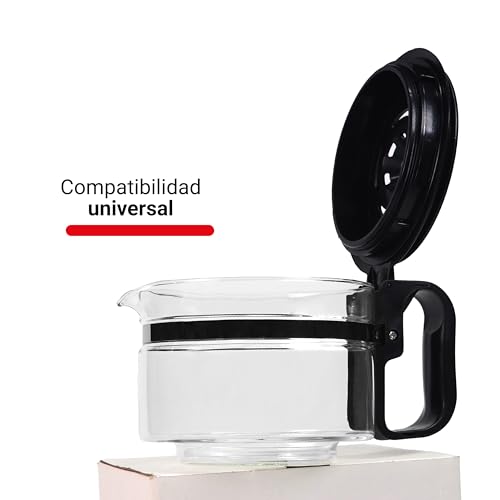 Miniatura 2 de Sanfor Cafetera Eléctrica Universal Con Jarra De Vidrio Pequeña Color Transparente 900 Ml
