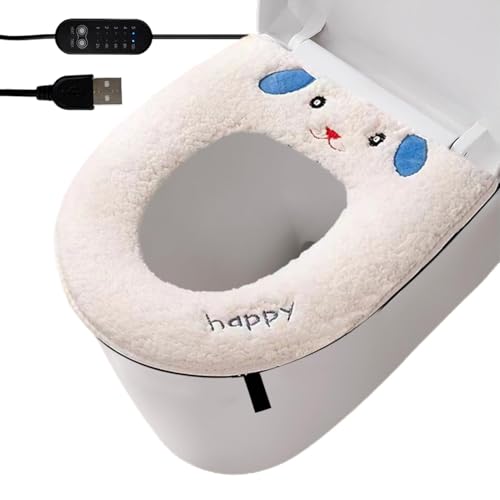 Housse de toilette électrique chauffante USB lavable pour accessoire de salle de bain
